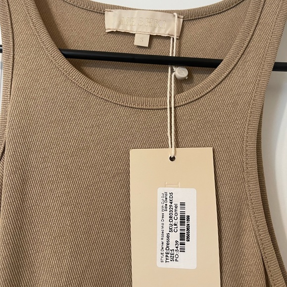Meshki Denver Ribbed Dress - Camel - Picture 4 of 6